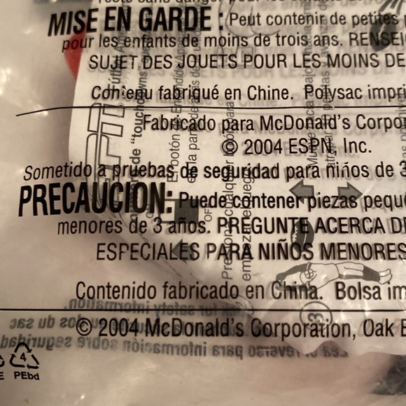 Michael Vick Football Happy Meal Toy - Picture 4 of 4